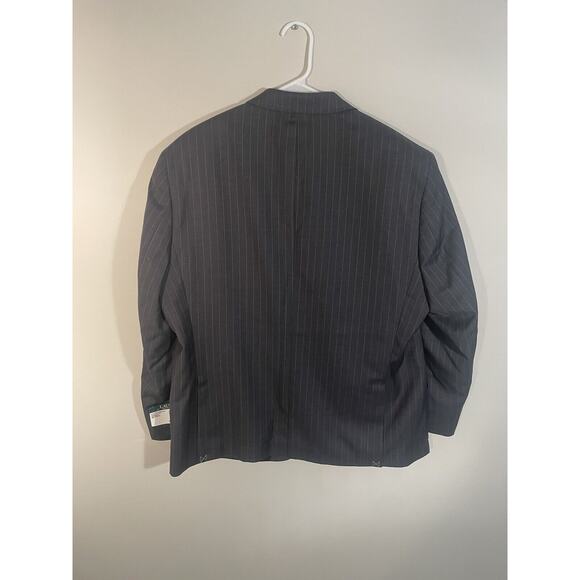 $699 NWT RALPH LAUREN ULTRAFLEX PINSTRIPE BLACK SUIT JACKET MEN’S 46R - Picture 8 of 14